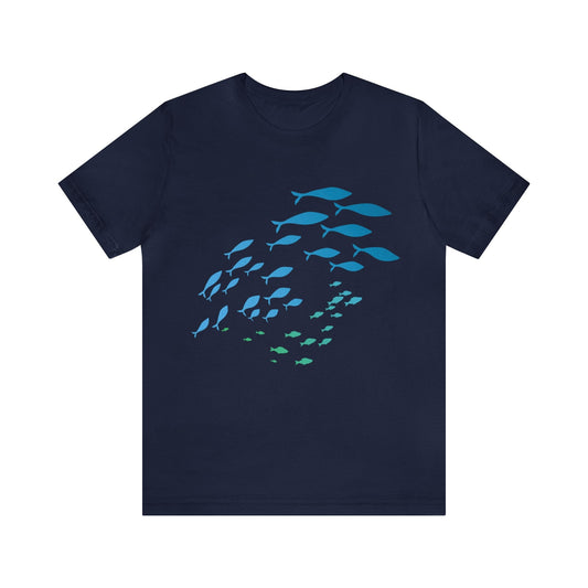 School of Fish Unisex Jersey Tee - Global Village Kailua Boutique