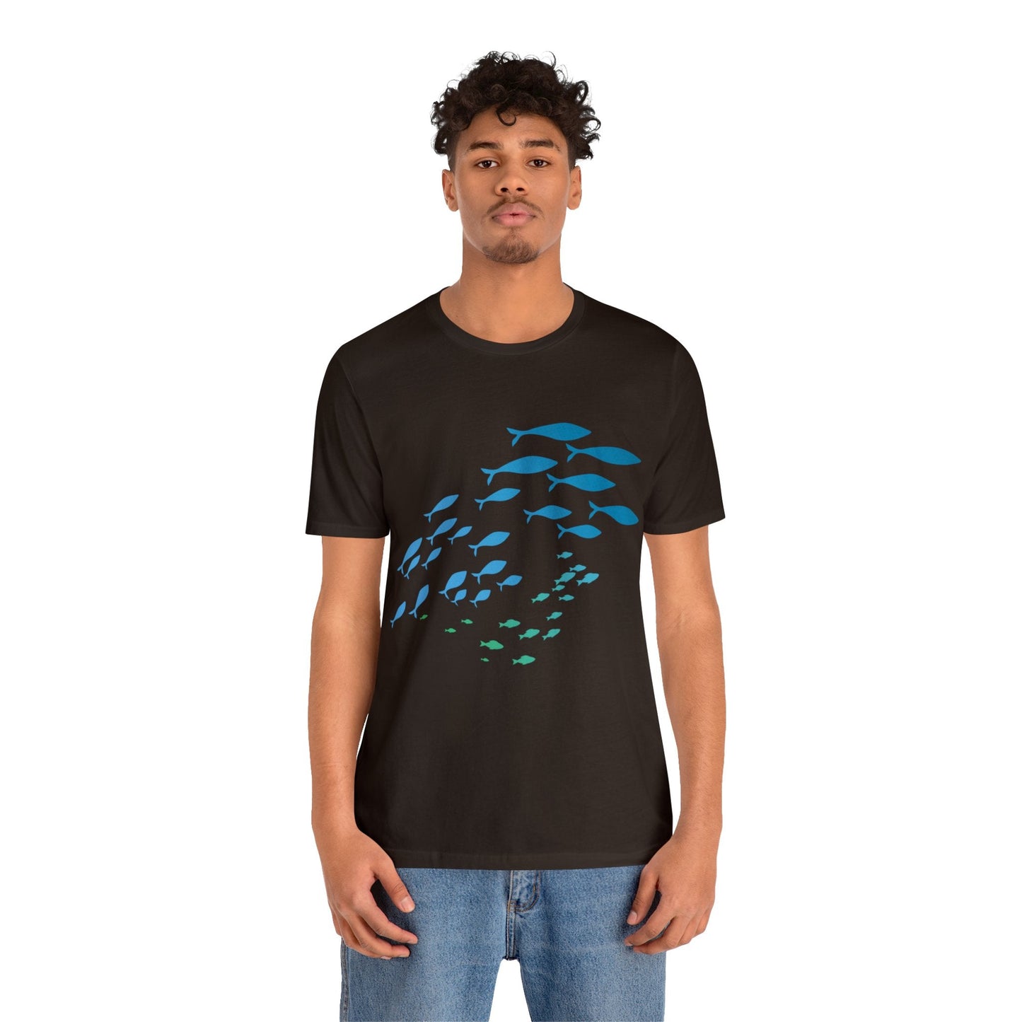 School of Fish Unisex Jersey Tee - Global Village Kailua Boutique