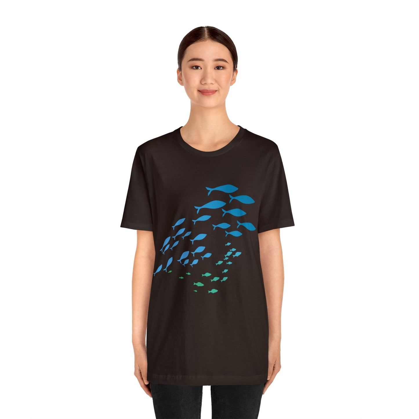 School of Fish Unisex Jersey Tee - Global Village Kailua Boutique