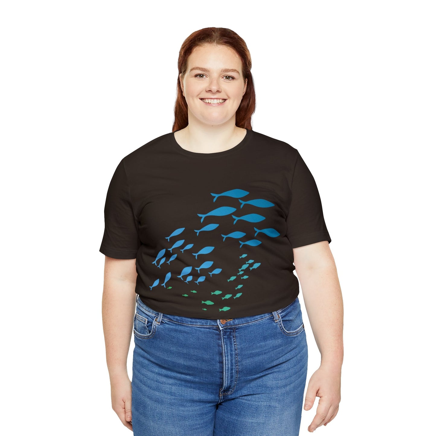 School of Fish Unisex Jersey Tee - Global Village Kailua Boutique
