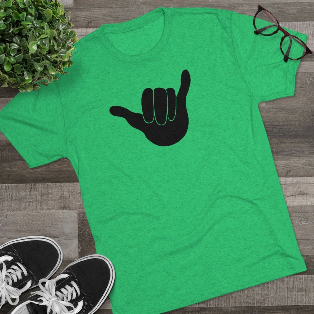 Shaka Unisex Triblend Crew Tee Global Village Kailua Boutique