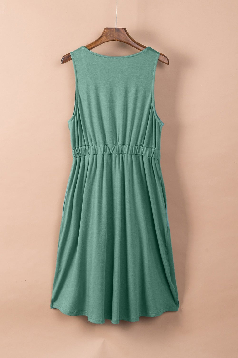 Sleeveless Button Down Mini Dress - Global Village Kailua Boutique