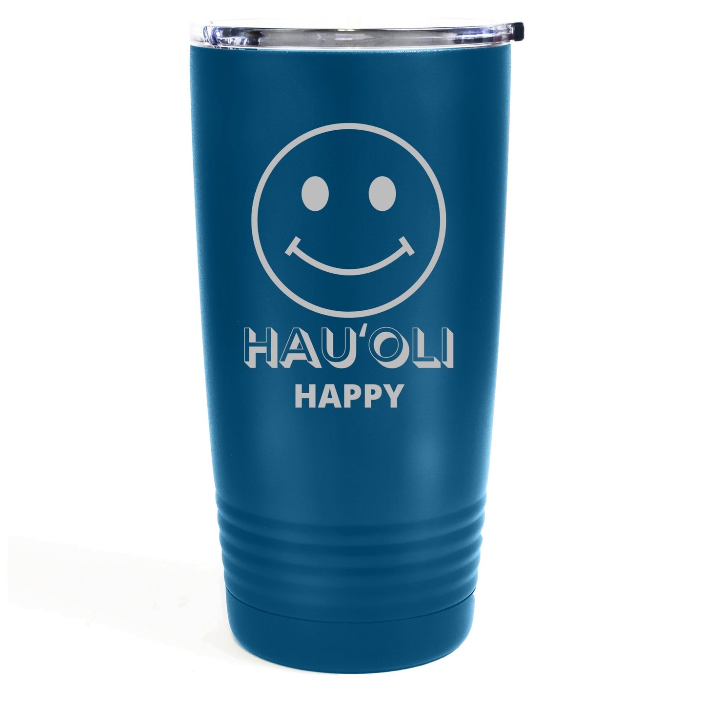 Smiley Face 20oz Etched Tumbler Global Village Kailua Boutique