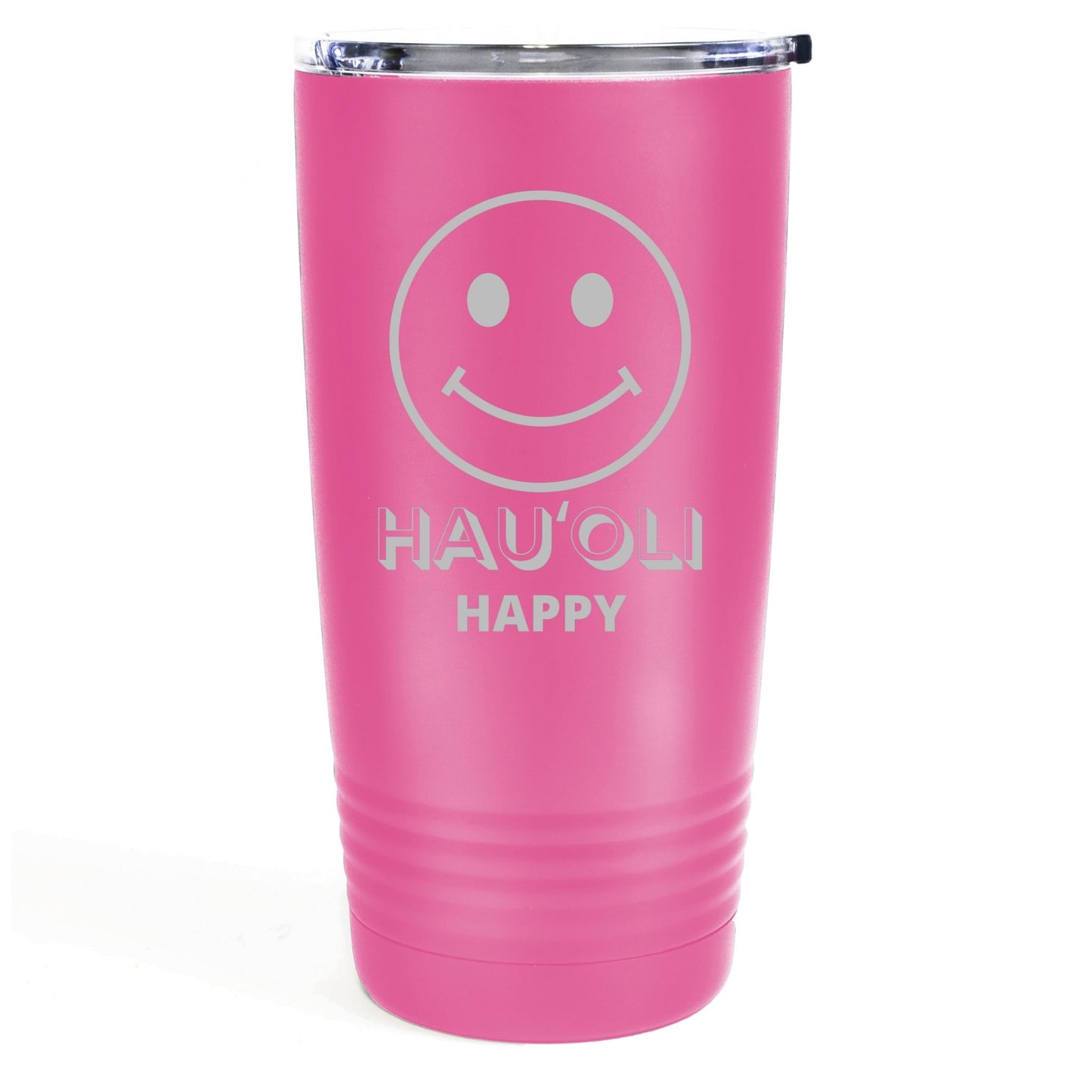 Smiley Face 20oz Etched Tumbler Global Village Kailua Boutique