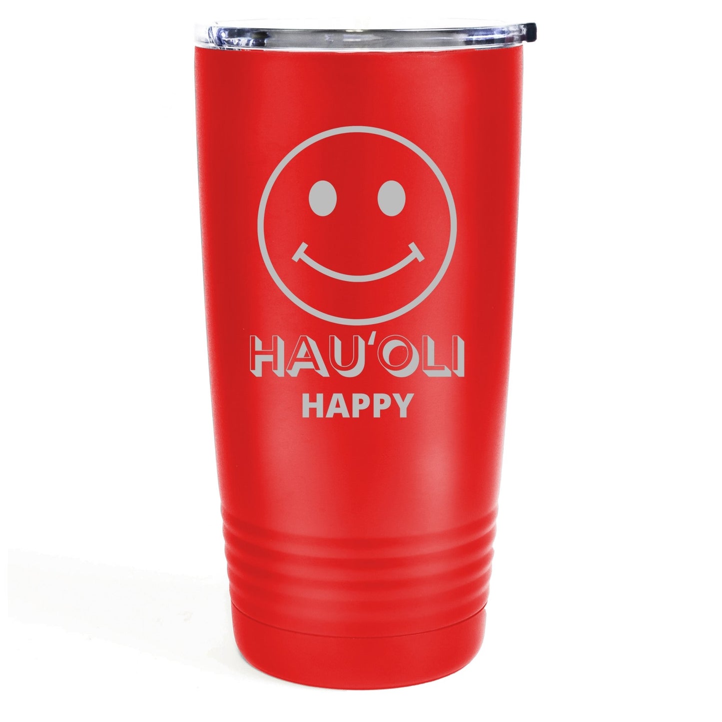 Smiley Face 20oz Etched Tumbler Global Village Kailua Boutique