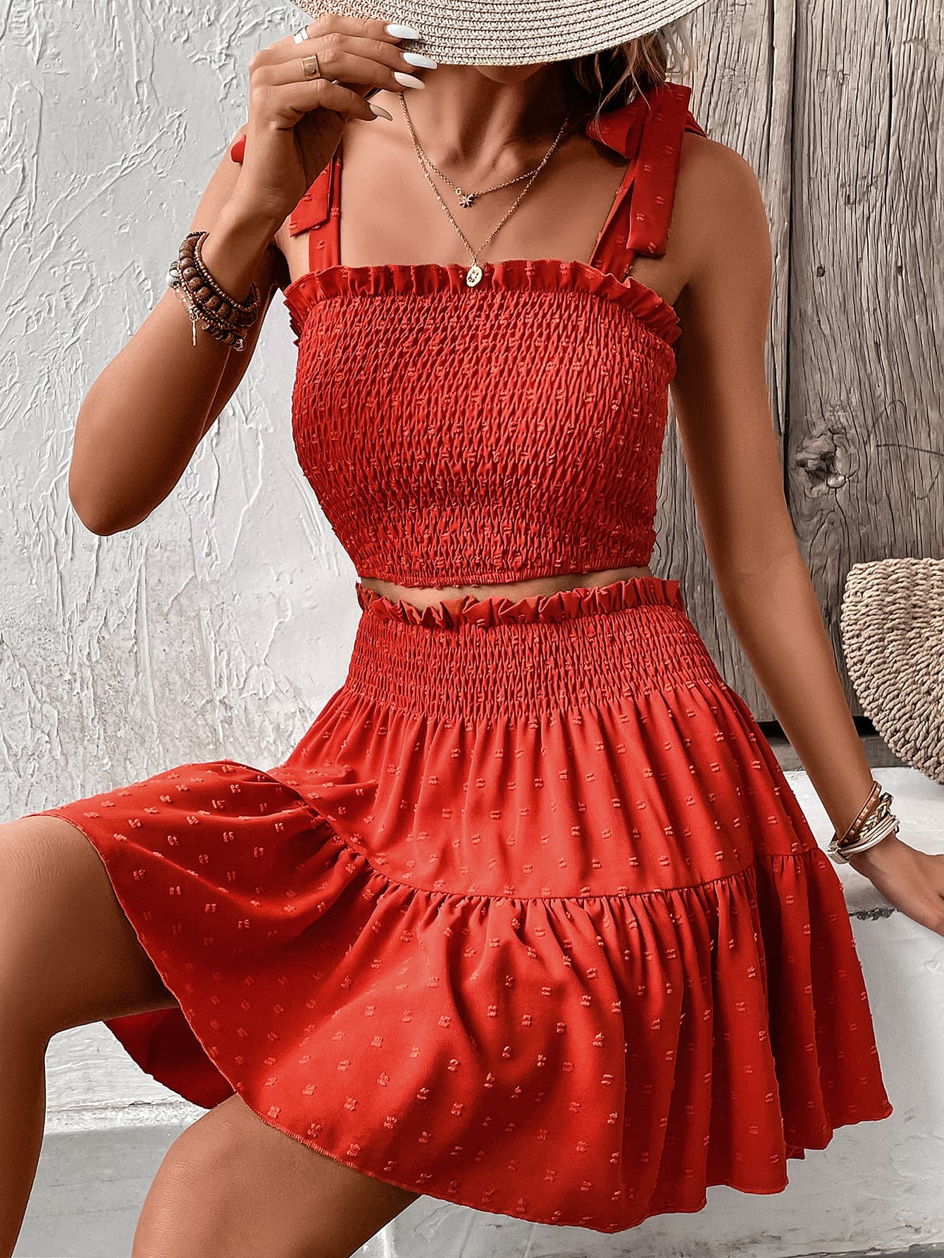 Smocked Tank and Skirt Set - Global Village Kailua Boutique