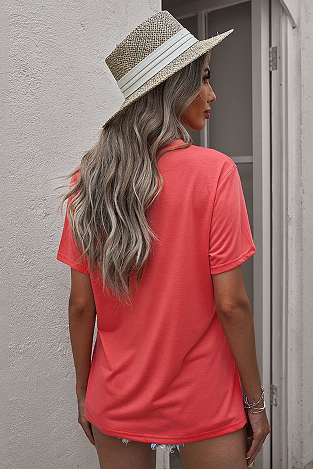 Stars and Stripes Graphic Tee Shirt - Global Village Kailua Boutique