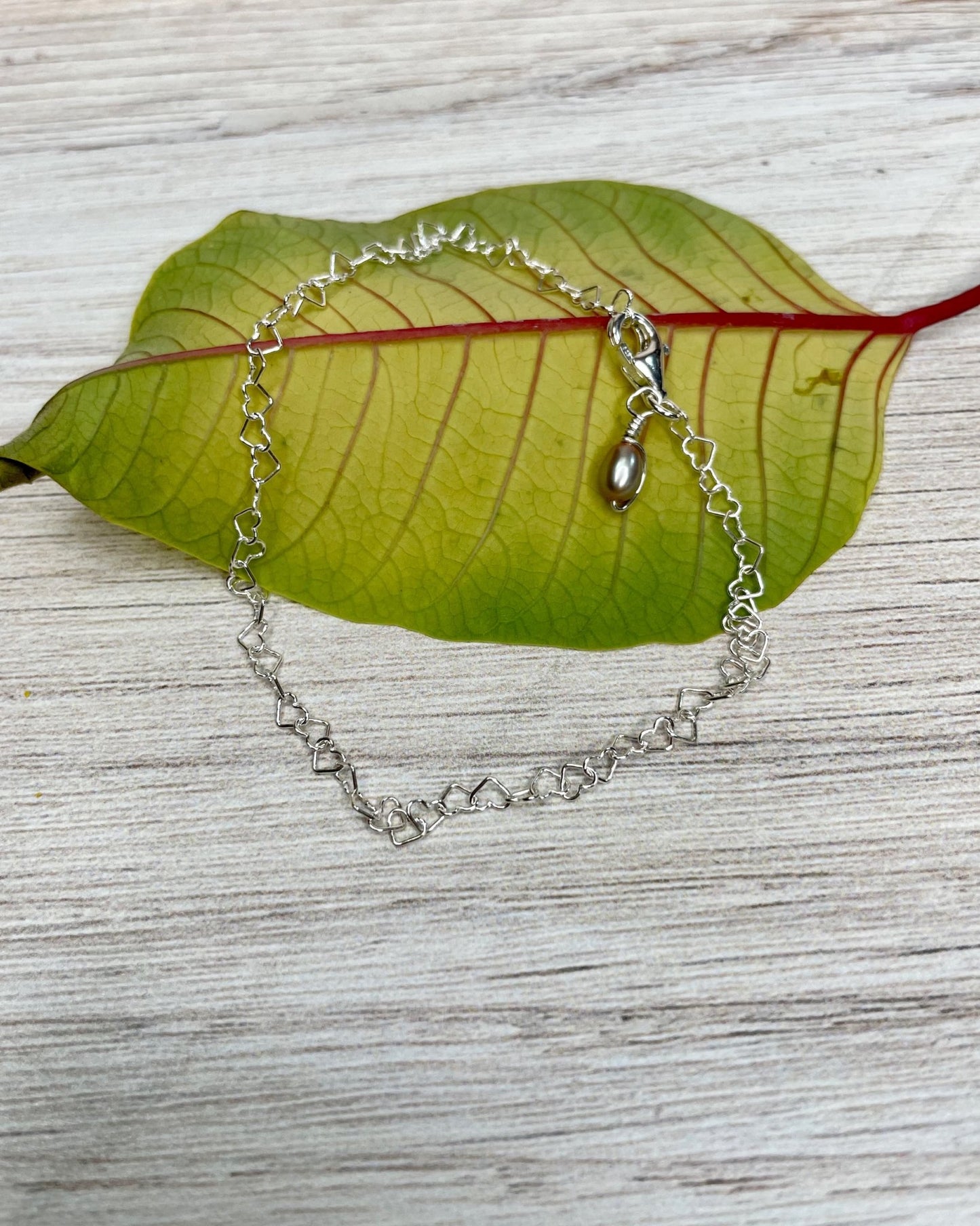 Sterling Silver Heart Bracelet Global Village Kailua Boutique