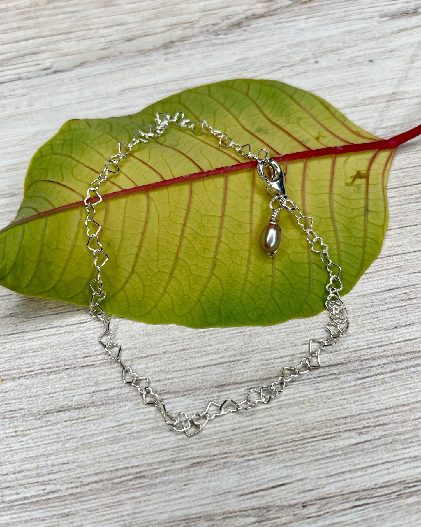 Sterling Silver Heart Bracelet Global Village Kailua Boutique