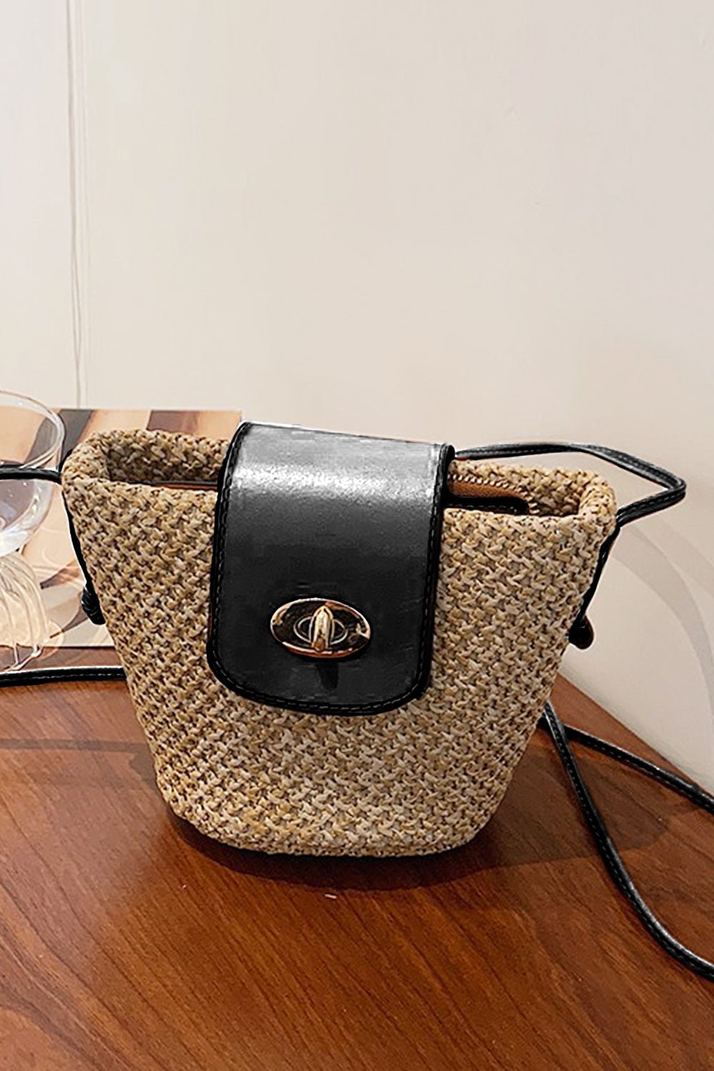 Straw Bucket Bag - Global Village Kailua Boutique