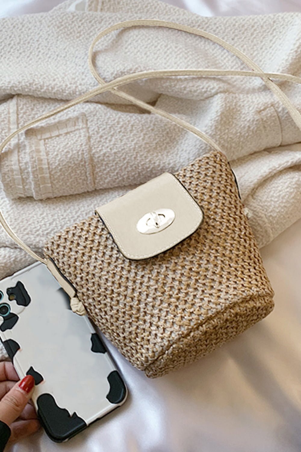 Straw Bucket Bag - Global Village Kailua Boutique