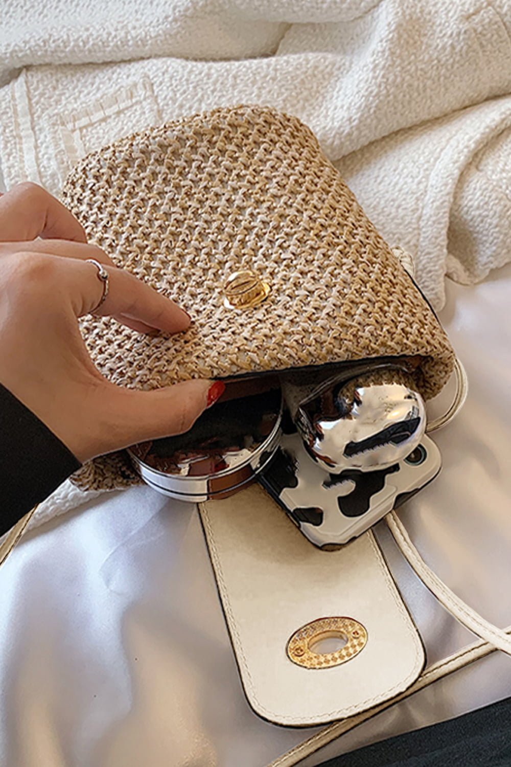 Straw Bucket Bag - Global Village Kailua Boutique