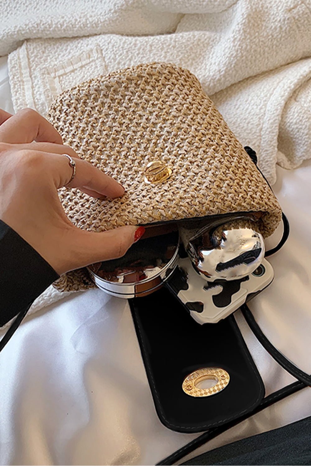 Straw Bucket Bag - Global Village Kailua Boutique