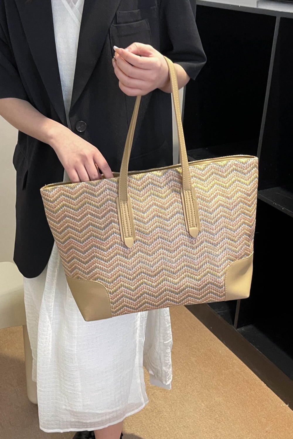Straw Tote Bag - Global Village Kailua Boutique