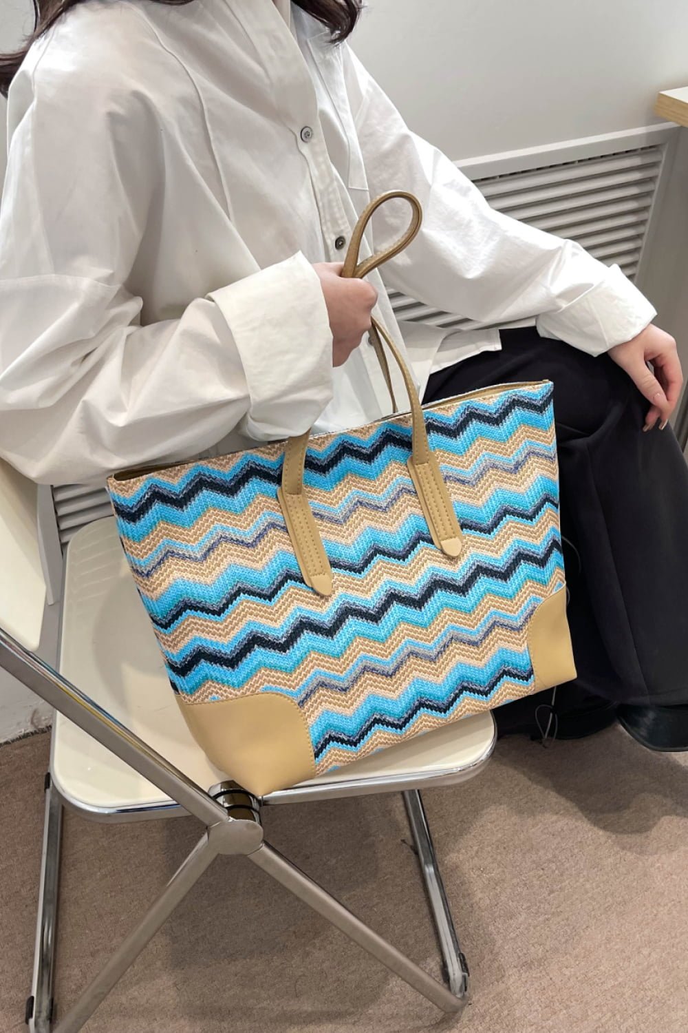 Straw Tote Bag - Global Village Kailua Boutique
