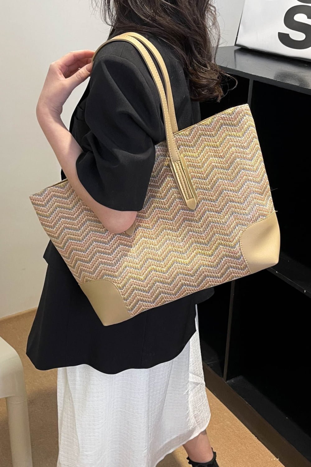 Straw Tote Bag - Global Village Kailua Boutique