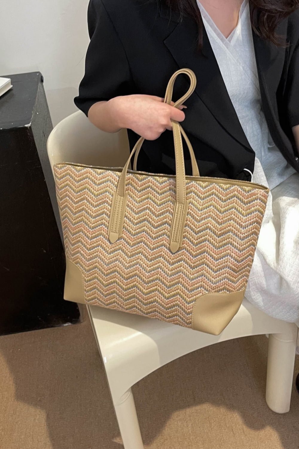 Straw Tote Bag - Global Village Kailua Boutique