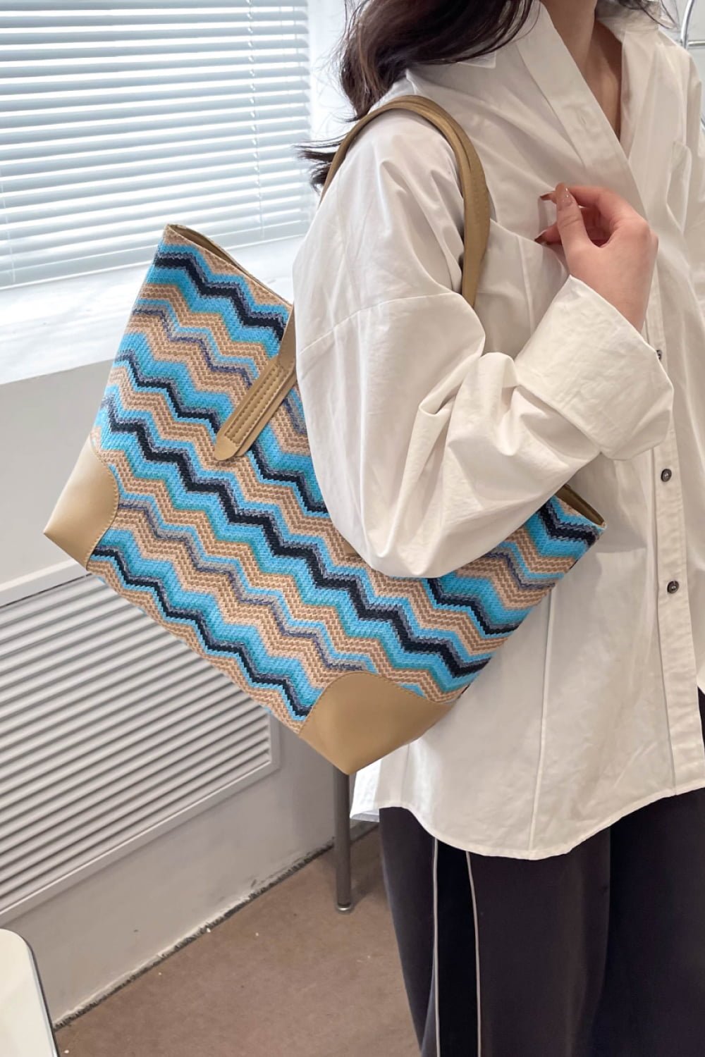 Straw Tote Bag - Global Village Kailua Boutique