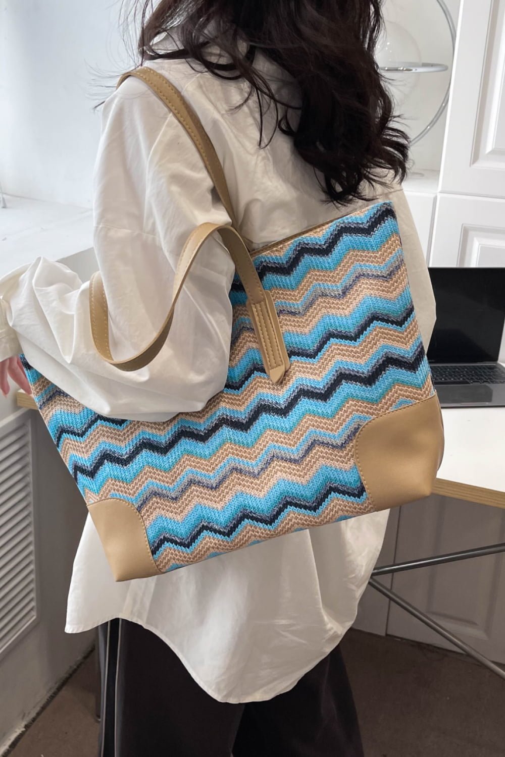 Straw Tote Bag - Global Village Kailua Boutique