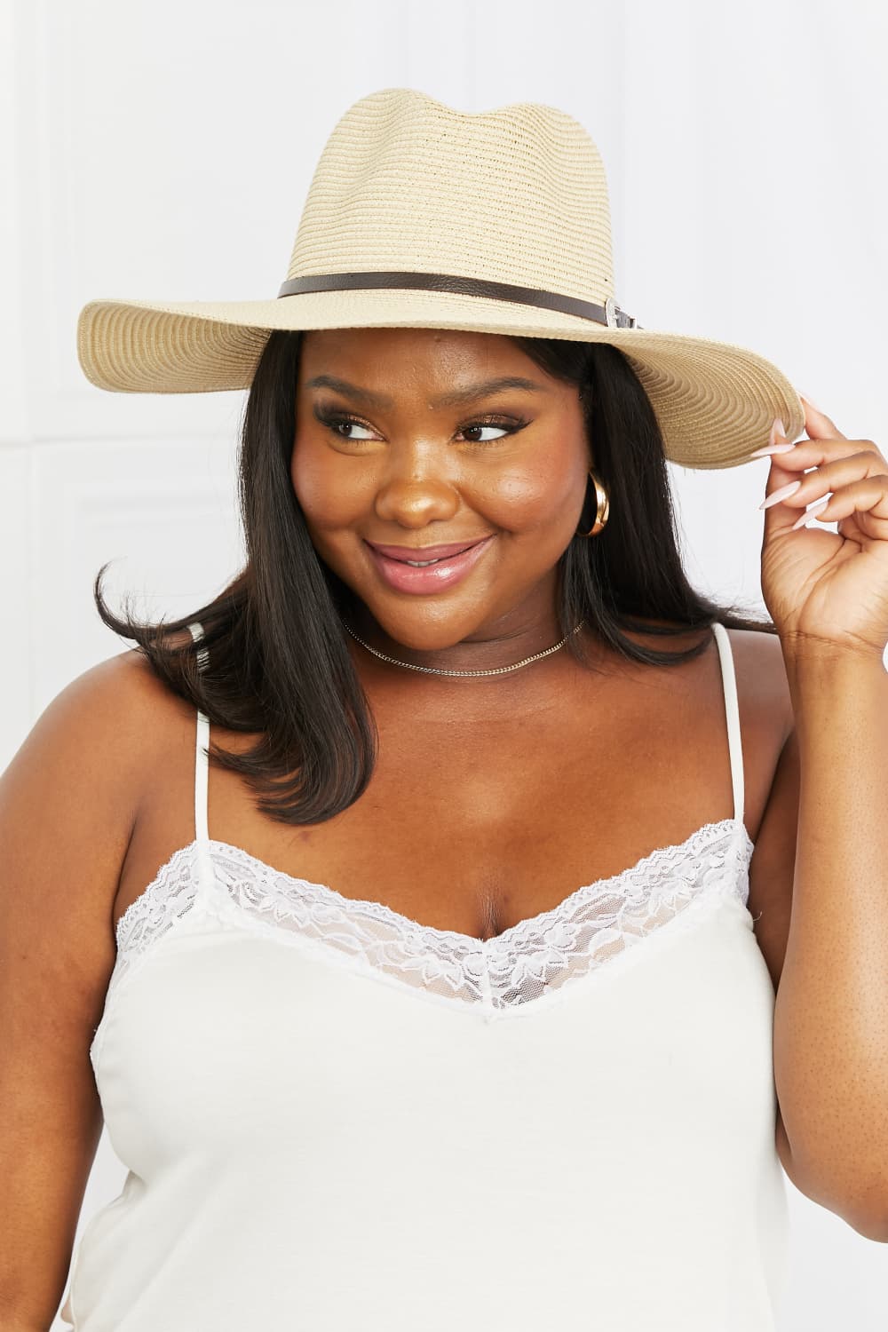 Summer Straw Fedora Hat - Global Village Kailua Boutique