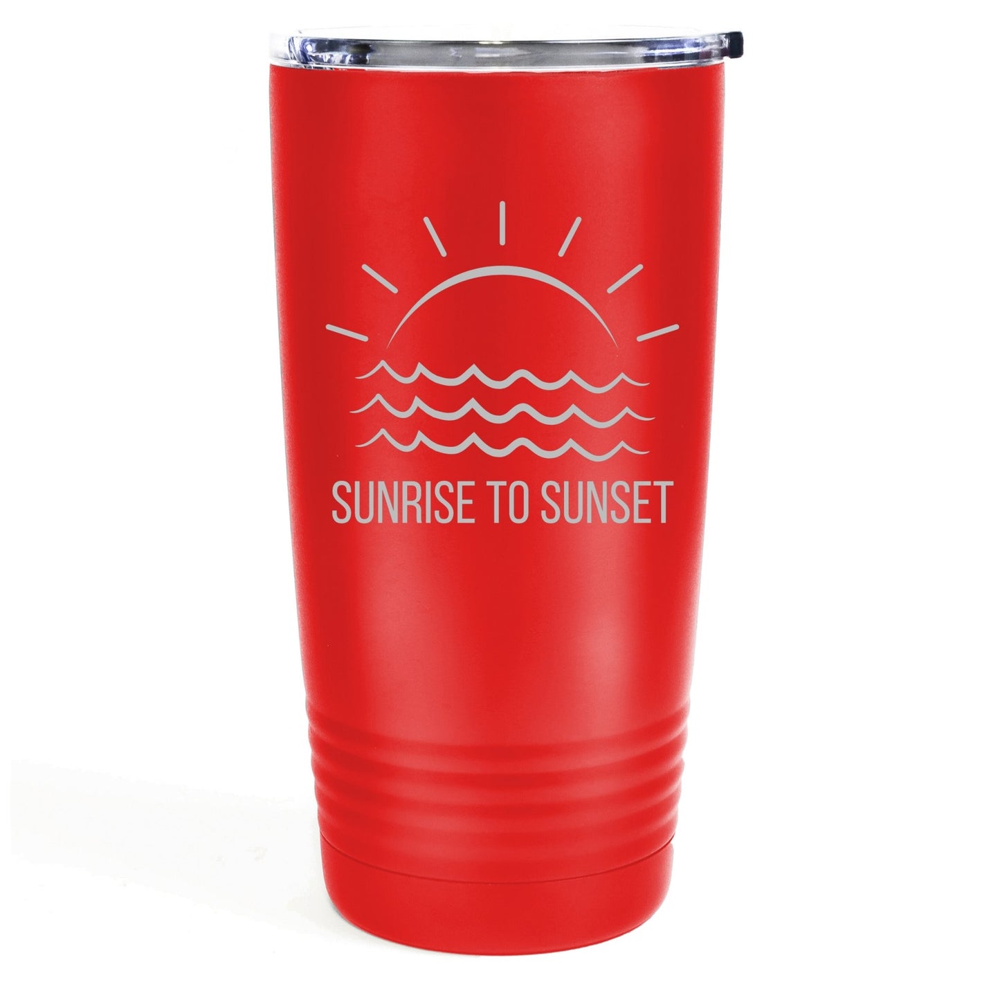Sunrise to Sunset 20oz Etched Tumbler Global Village Kailua Boutique
