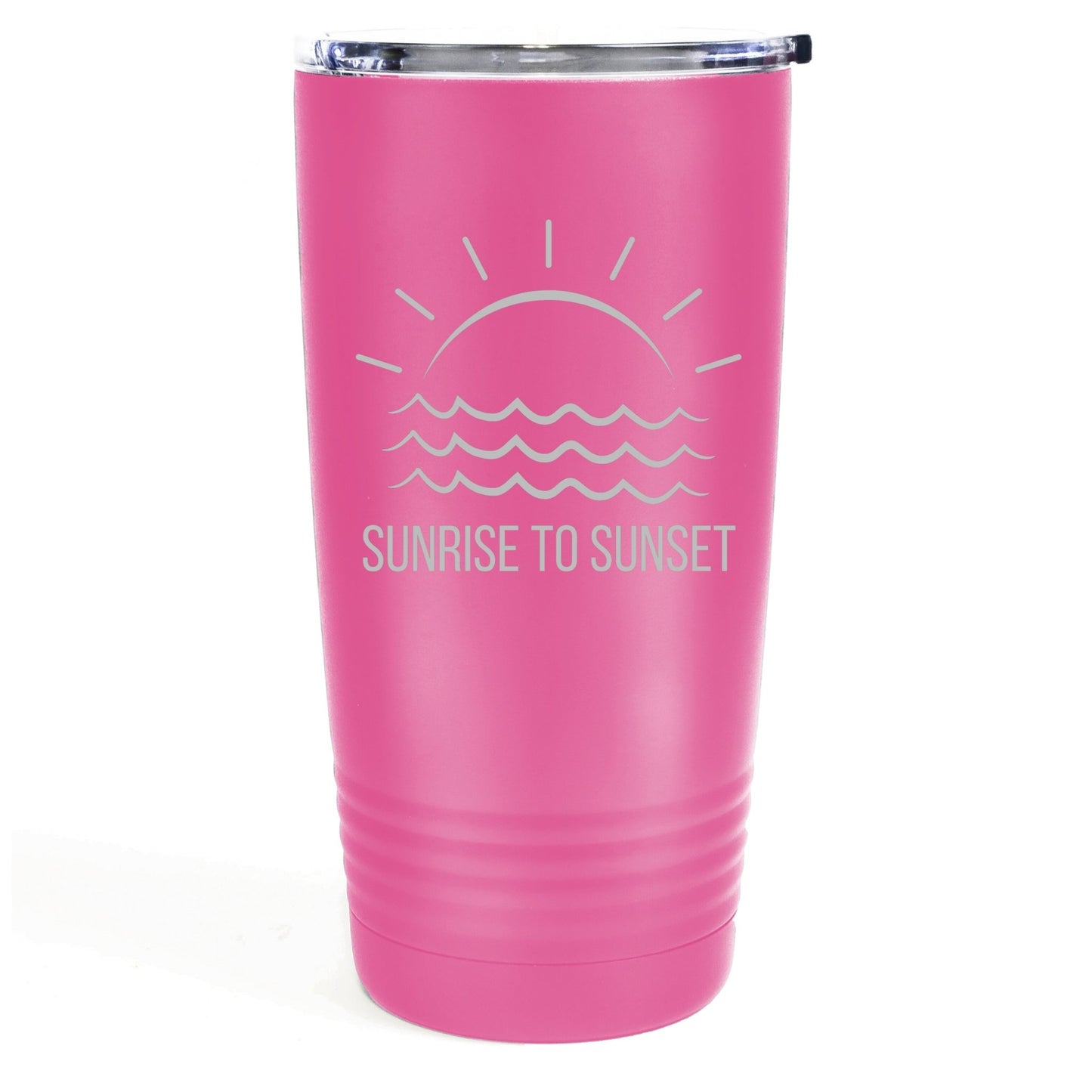Sunrise to Sunset 20oz Etched Tumbler Global Village Kailua Boutique