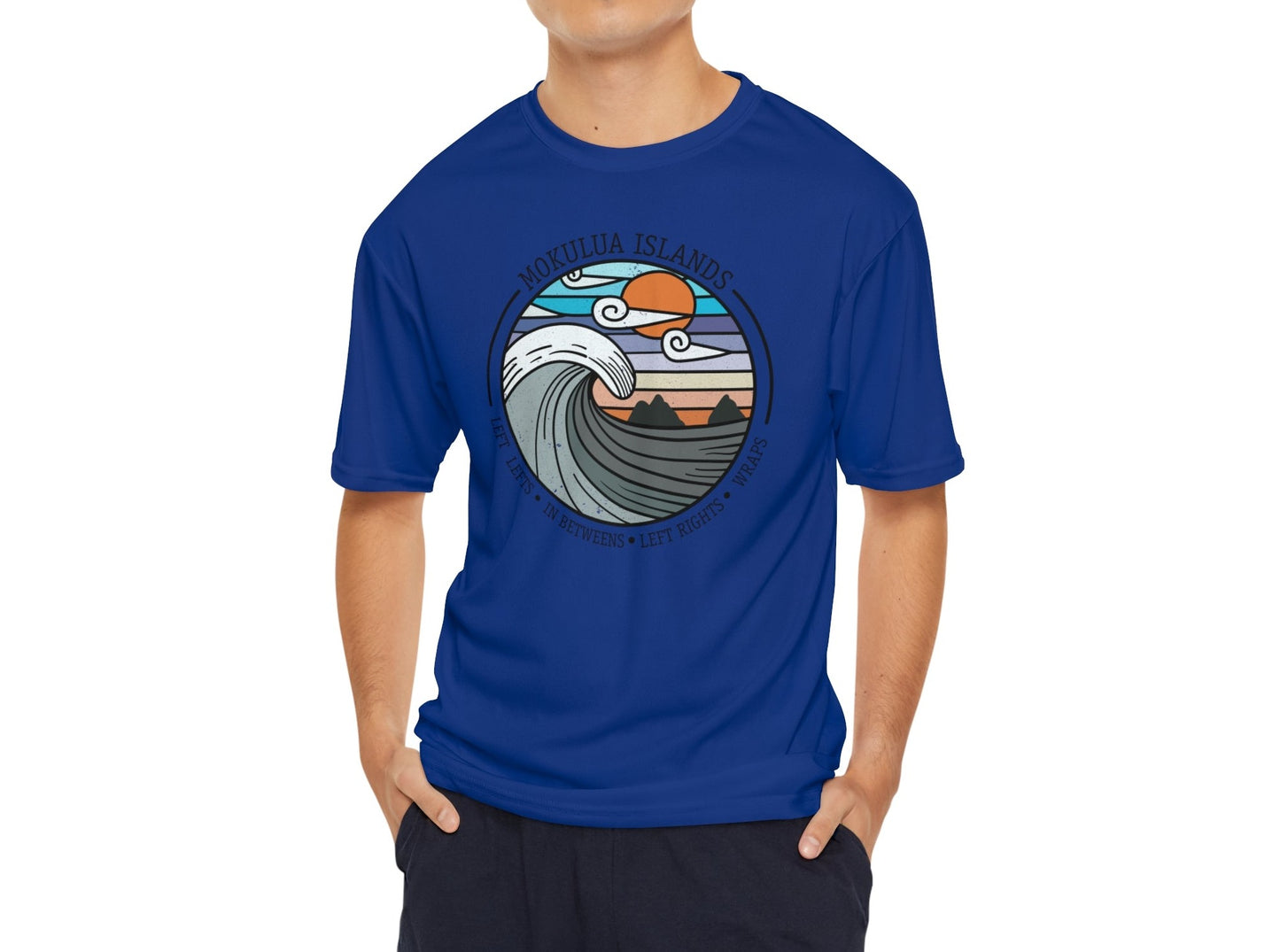 Surf Spots Mokulua Performance T-Shirt - Global Village Kailua Boutique