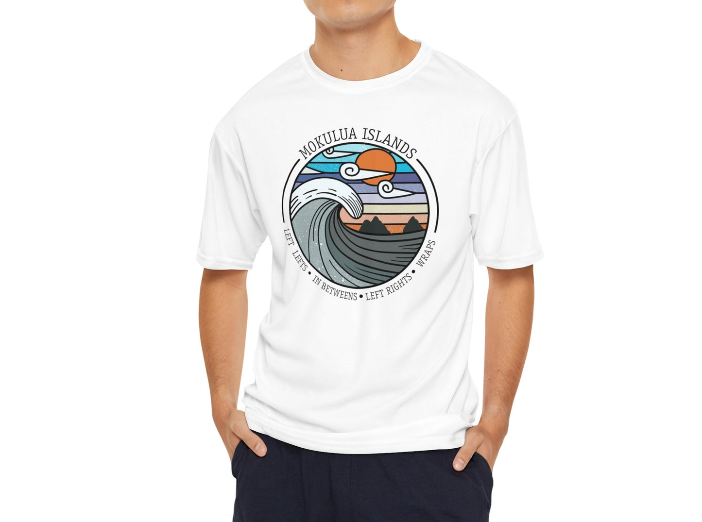 Surf Spots Mokulua Performance T-Shirt - Global Village Kailua Boutique