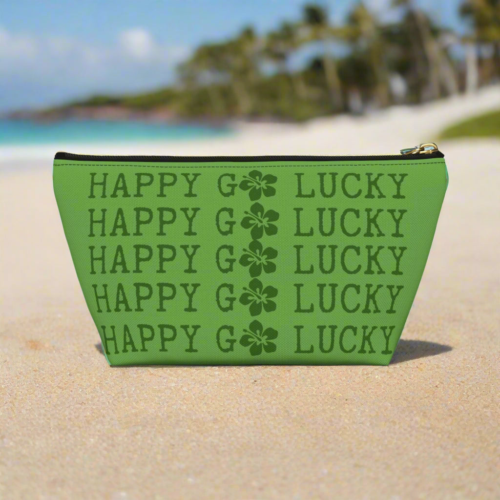 T Zip Pouch Happy Go Lucky - Global Village Kailua Boutique
