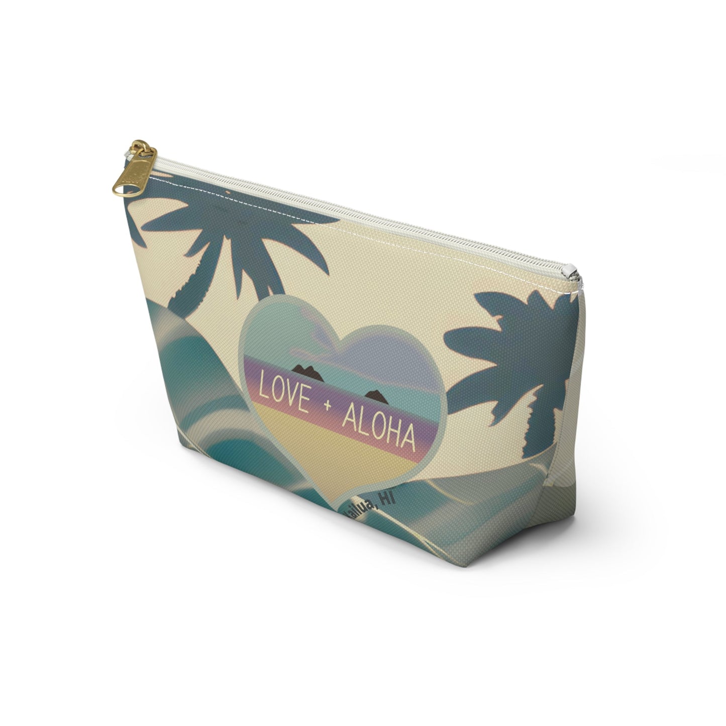 T Zip Pouch Vintage Love + Aloha - Global Village Kailua Boutique