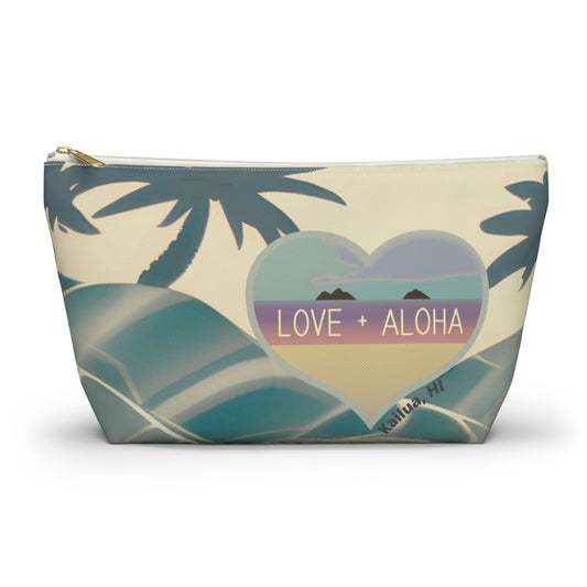 T Zip Pouch Vintage Love + Aloha - Global Village Kailua Boutique