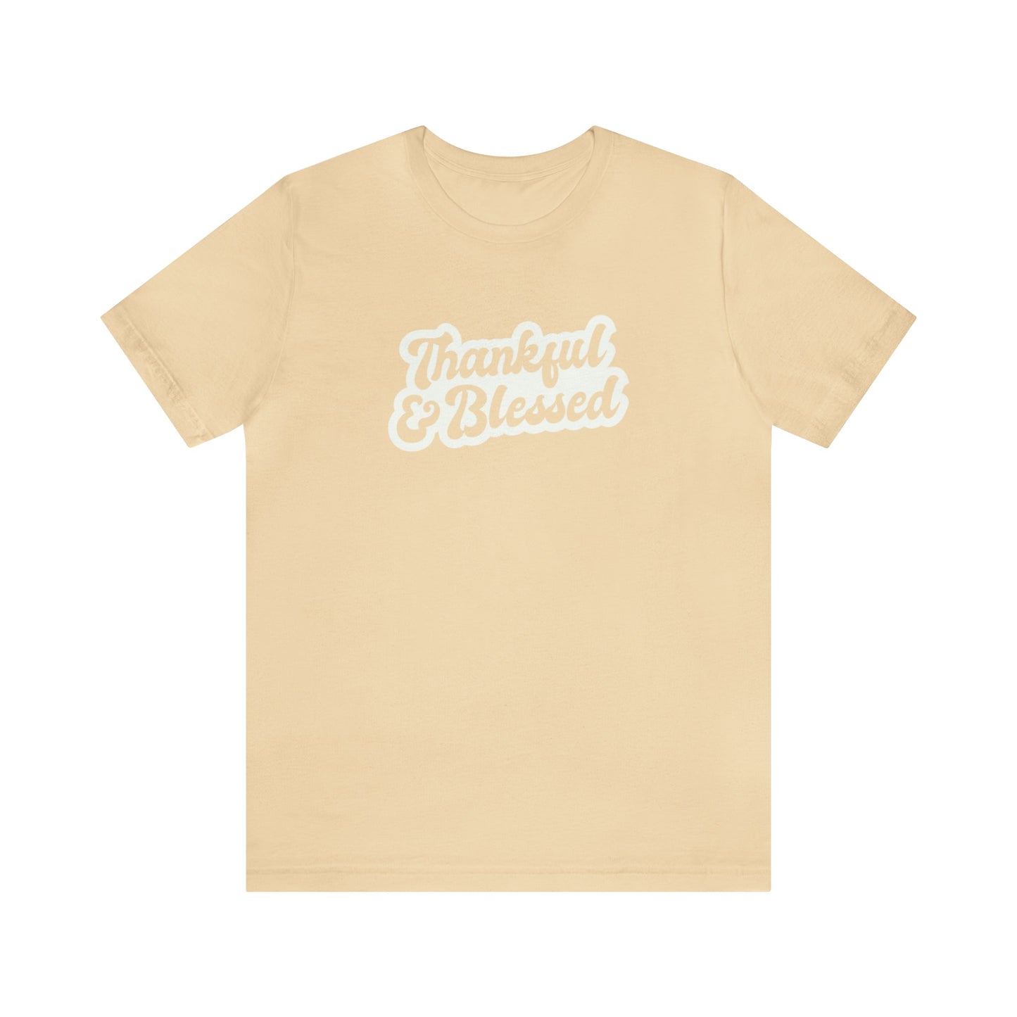 Thankful and Blessed Unisex Jersey Short Sleeve Tee - Global Village Kailua Boutique