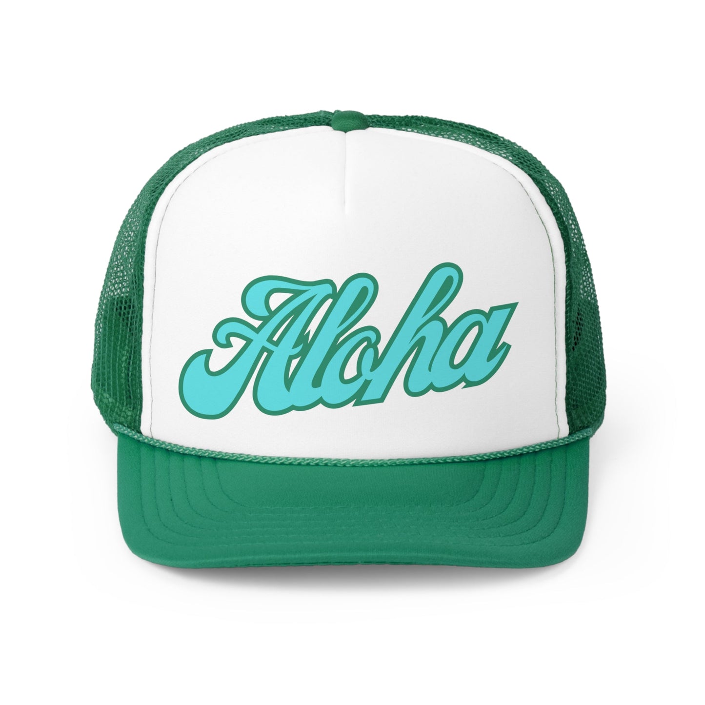 Trucker Cap Aloha Vintage Script - Global Village Kailua Boutique
