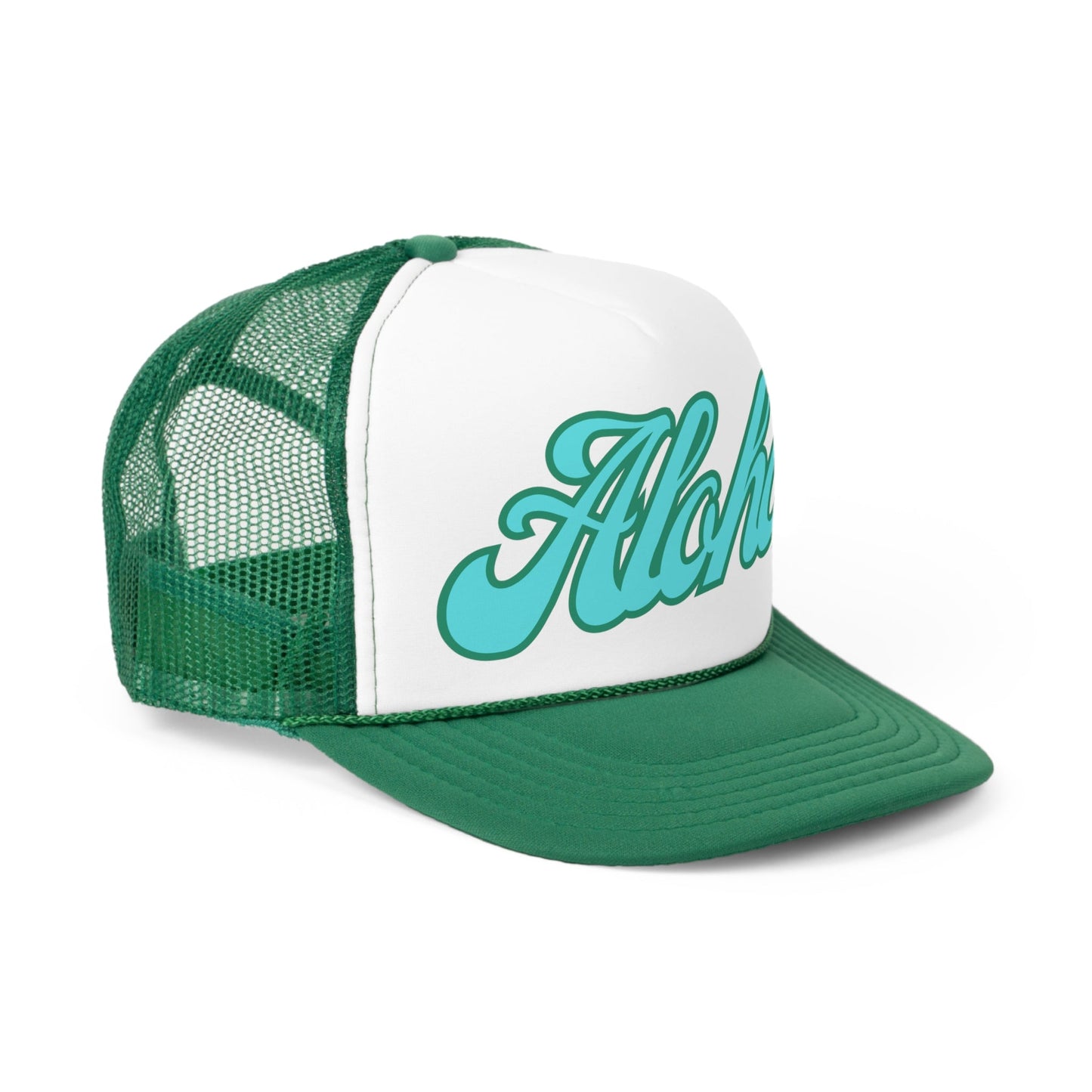 Trucker Cap Aloha Vintage Script - Global Village Kailua Boutique