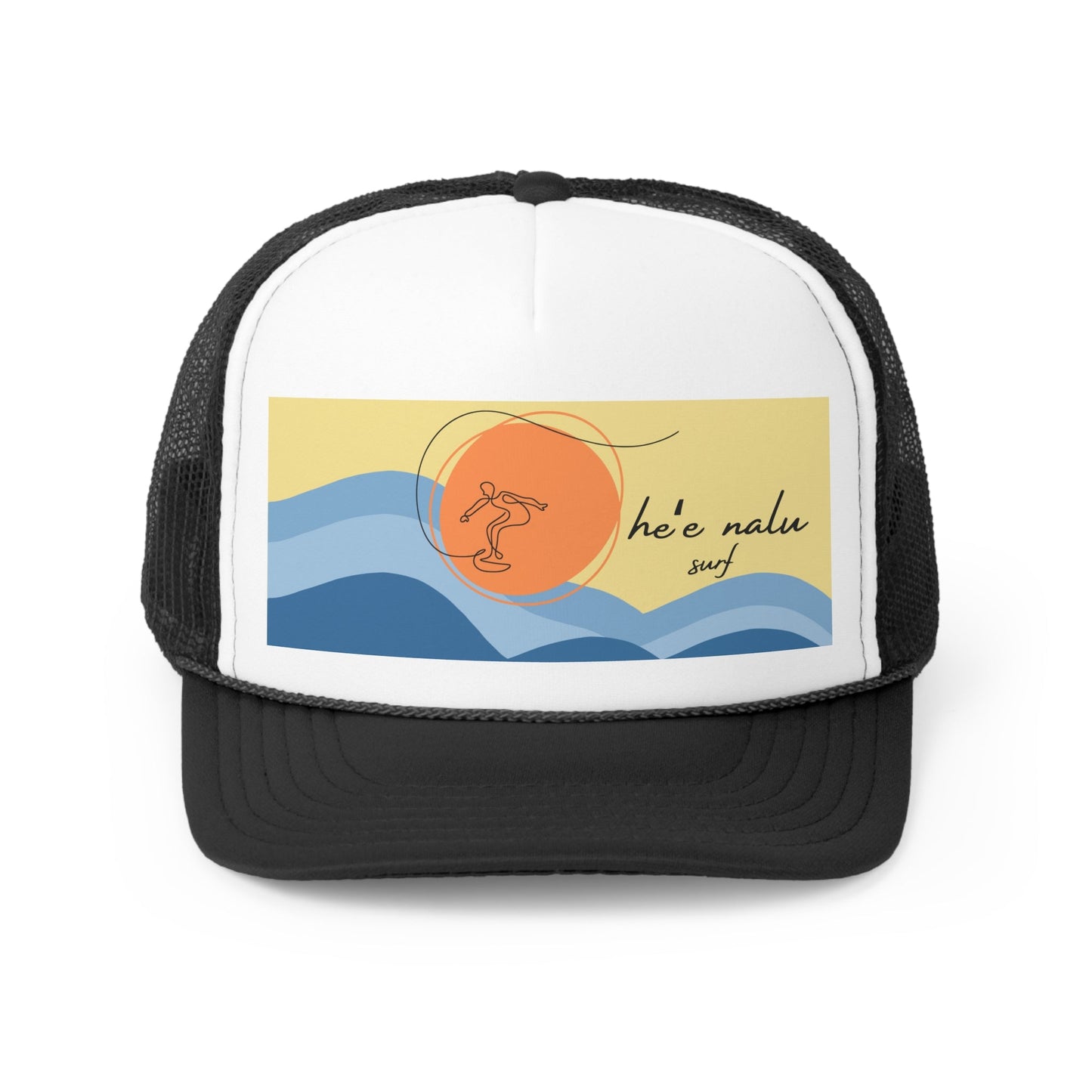 Trucker Cap Heʻe Nalu - Surf - Global Village Kailua Boutique
