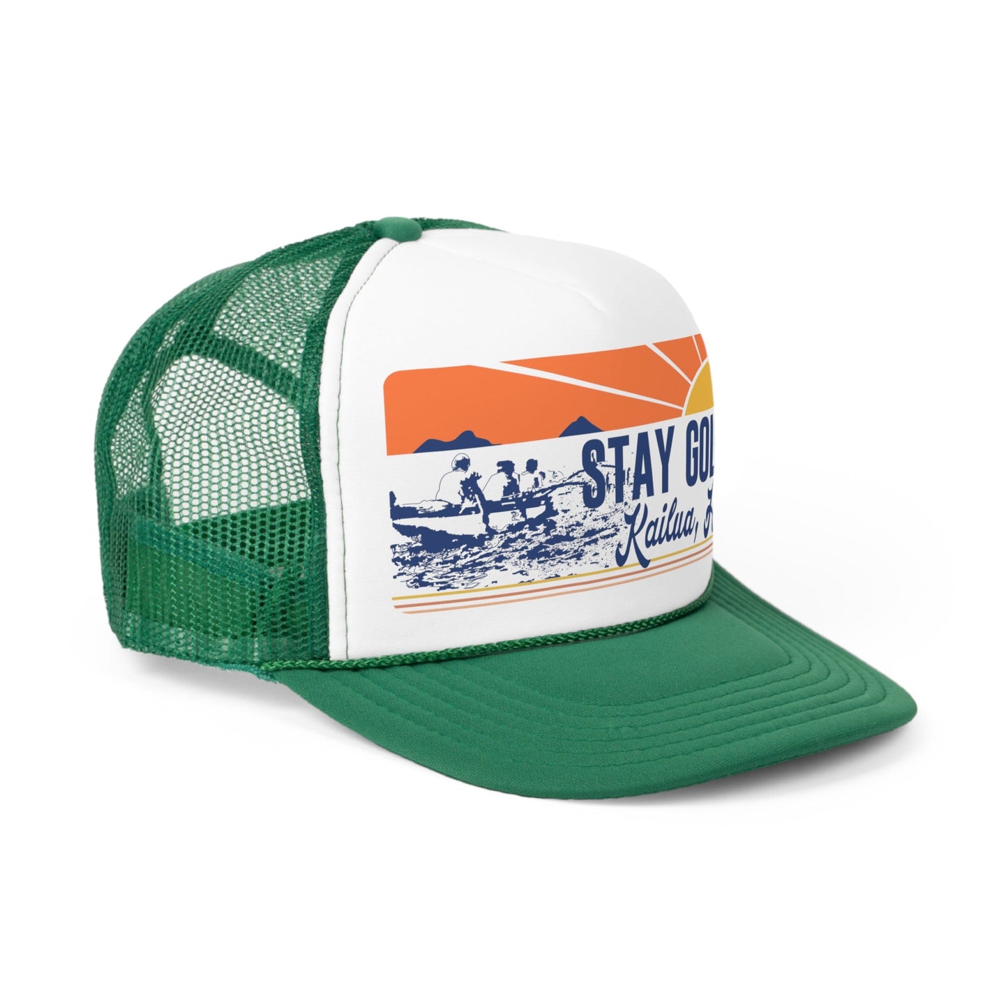 Trucker Cap Stay Golden - Global Village Kailua Boutique