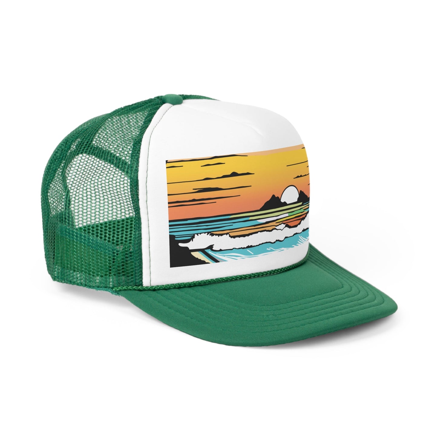 Trucker Cap Summer Sunrise - Global Village Kailua Boutique