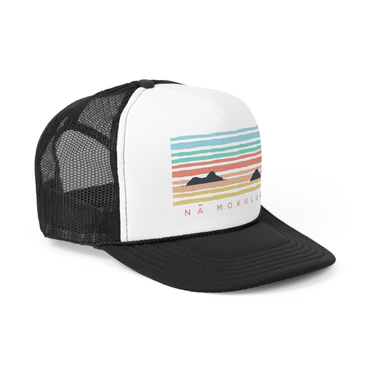Trucker Cap Water View Nā Mokulua - Global Village Kailua Boutique