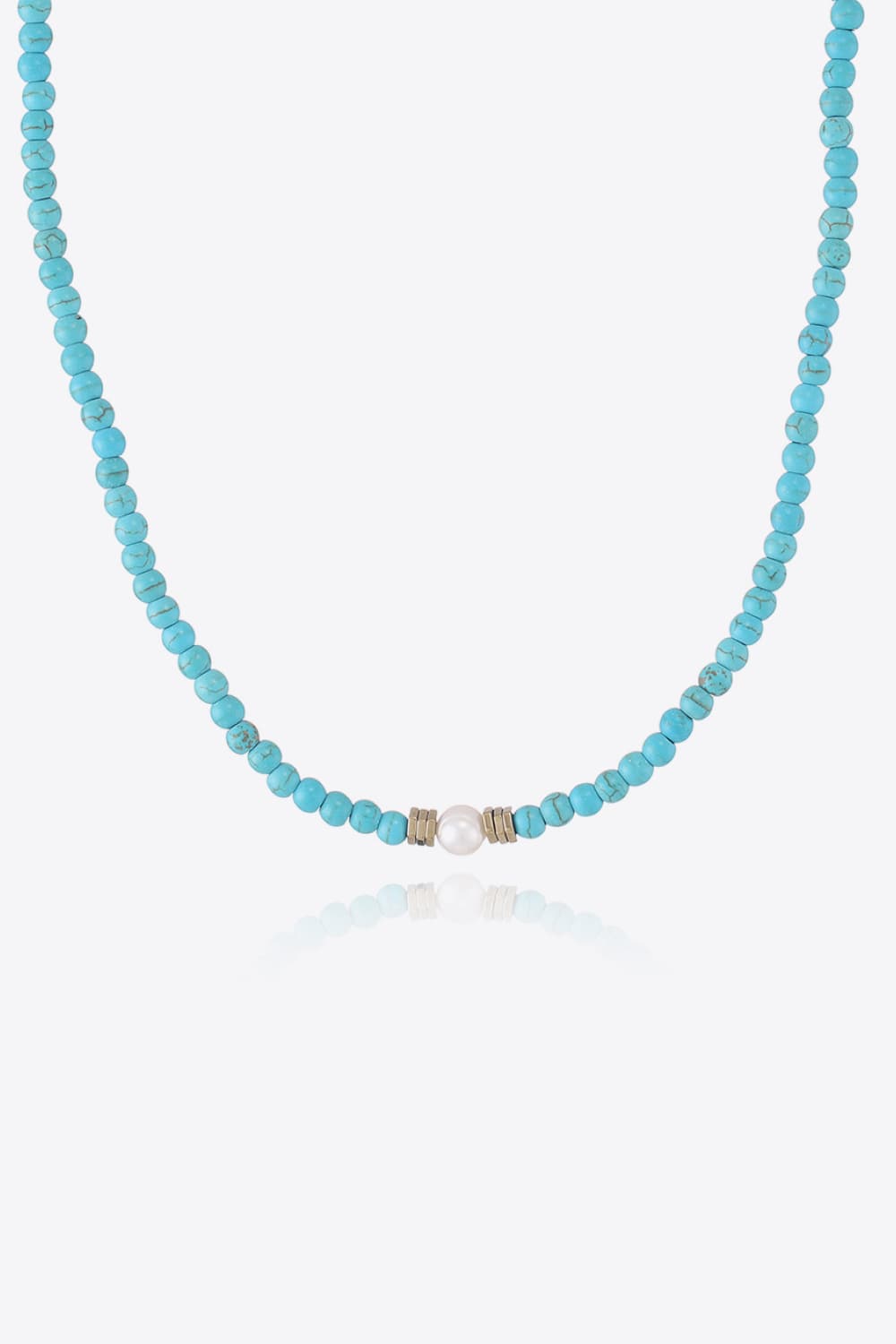 Turquoise & Pearl Necklace - Global Village Kailua Boutique
