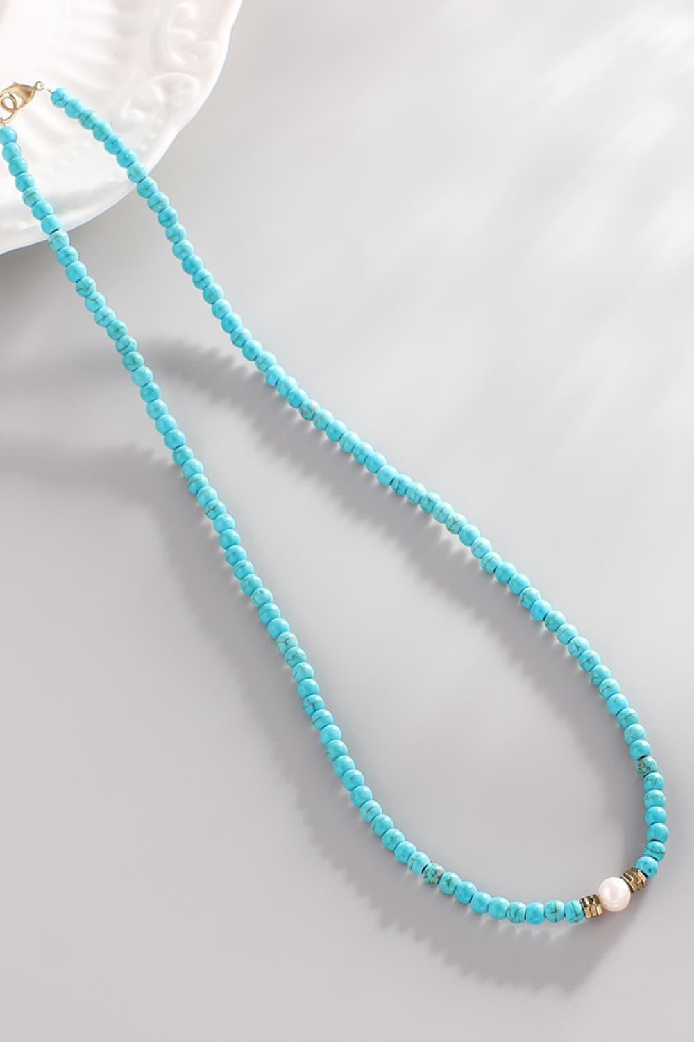 Turquoise & Pearl Necklace - Global Village Kailua Boutique