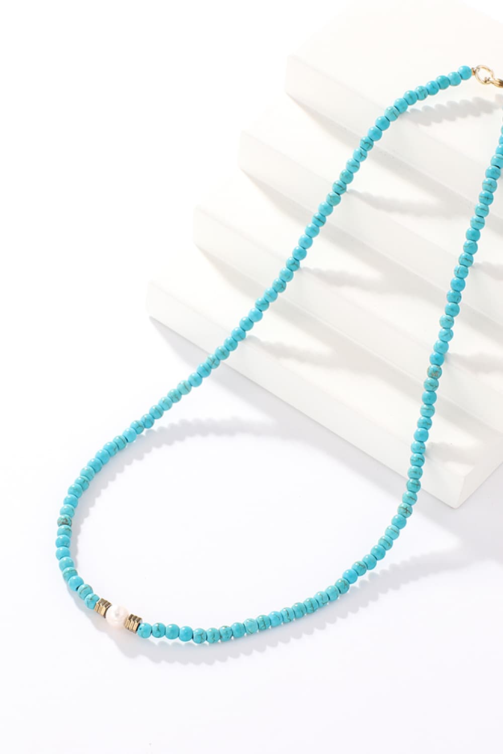 Turquoise & Pearl Necklace - Global Village Kailua Boutique