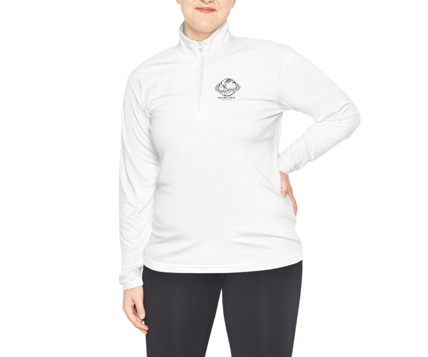 Unisex Quarter-Zip Pullover Mālama Honua - Global Village Kailua Boutique