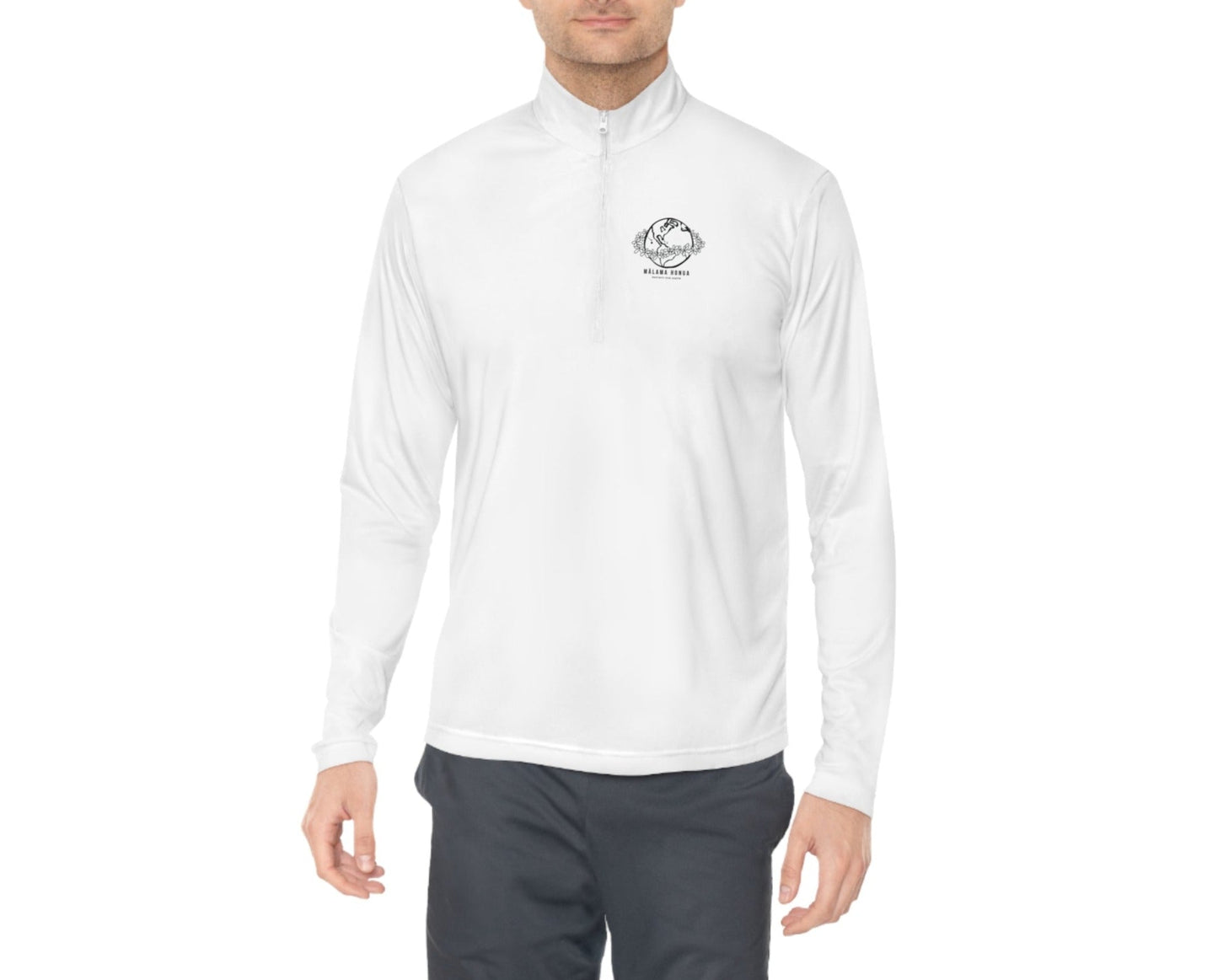 Unisex Quarter-Zip Pullover Mālama Honua - Global Village Kailua Boutique