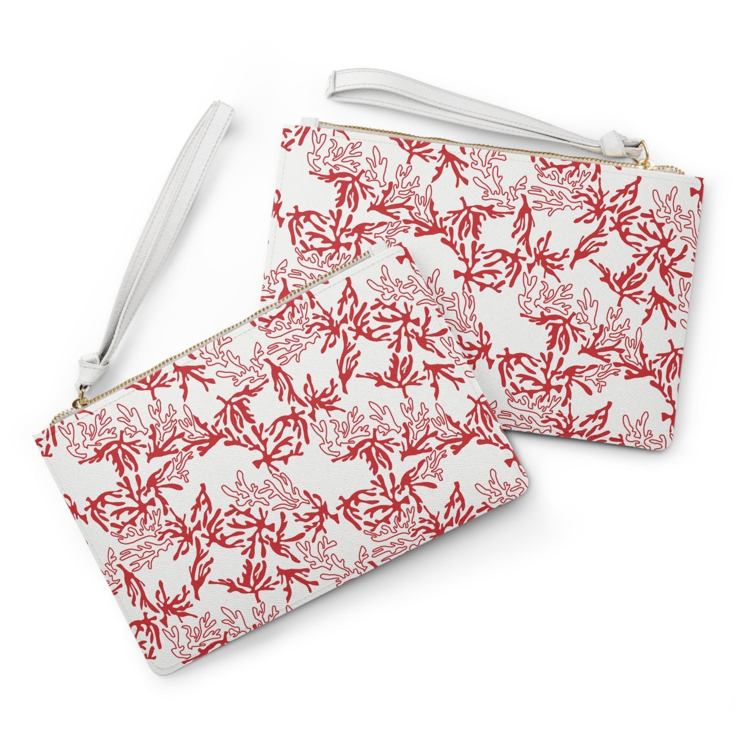 Vegan Clutch Bag Coral ʻUlaʻula - Global Village Kailua Boutique