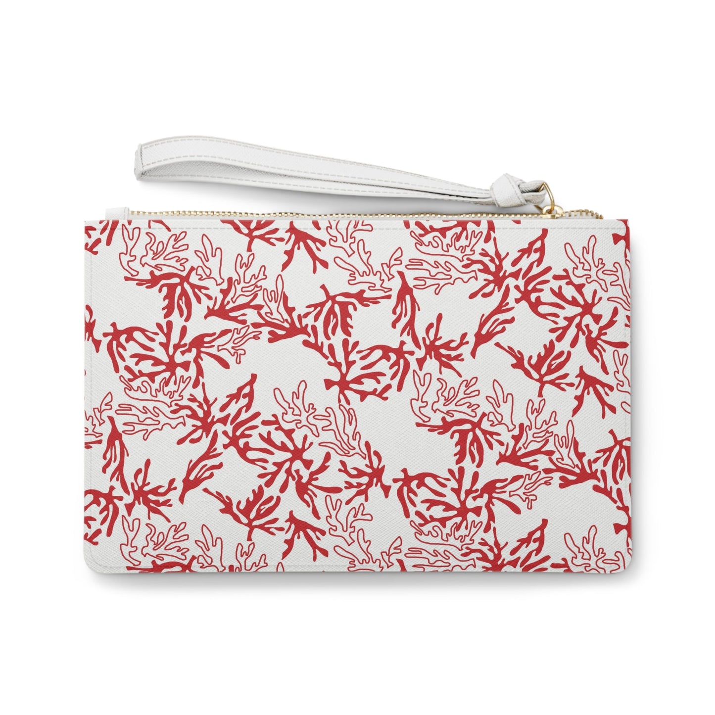 Vegan Clutch Bag Coral ʻUlaʻula - Global Village Kailua Boutique