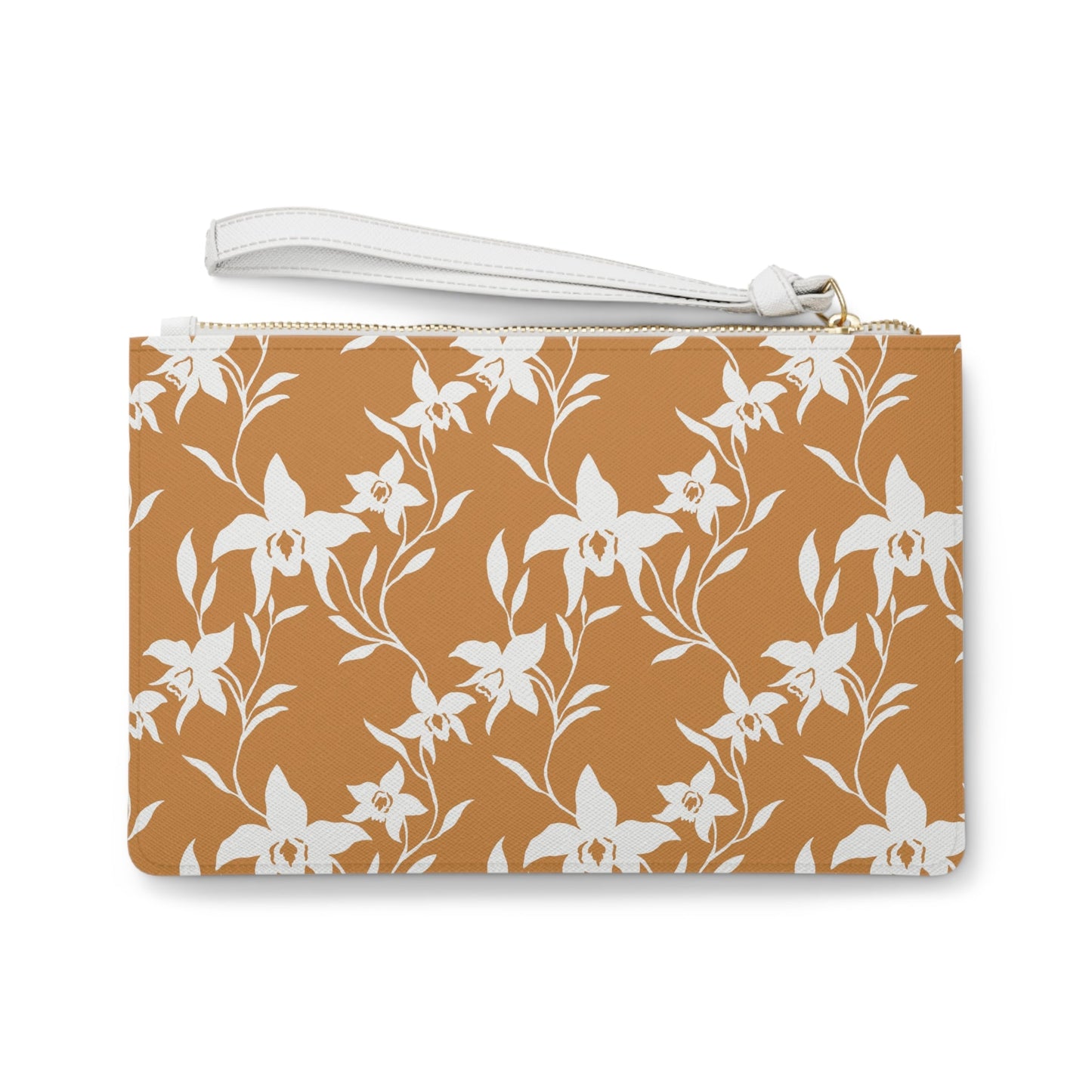 Vegan Clutch Bag Orchid in Caramel - Global Village Kailua Boutique