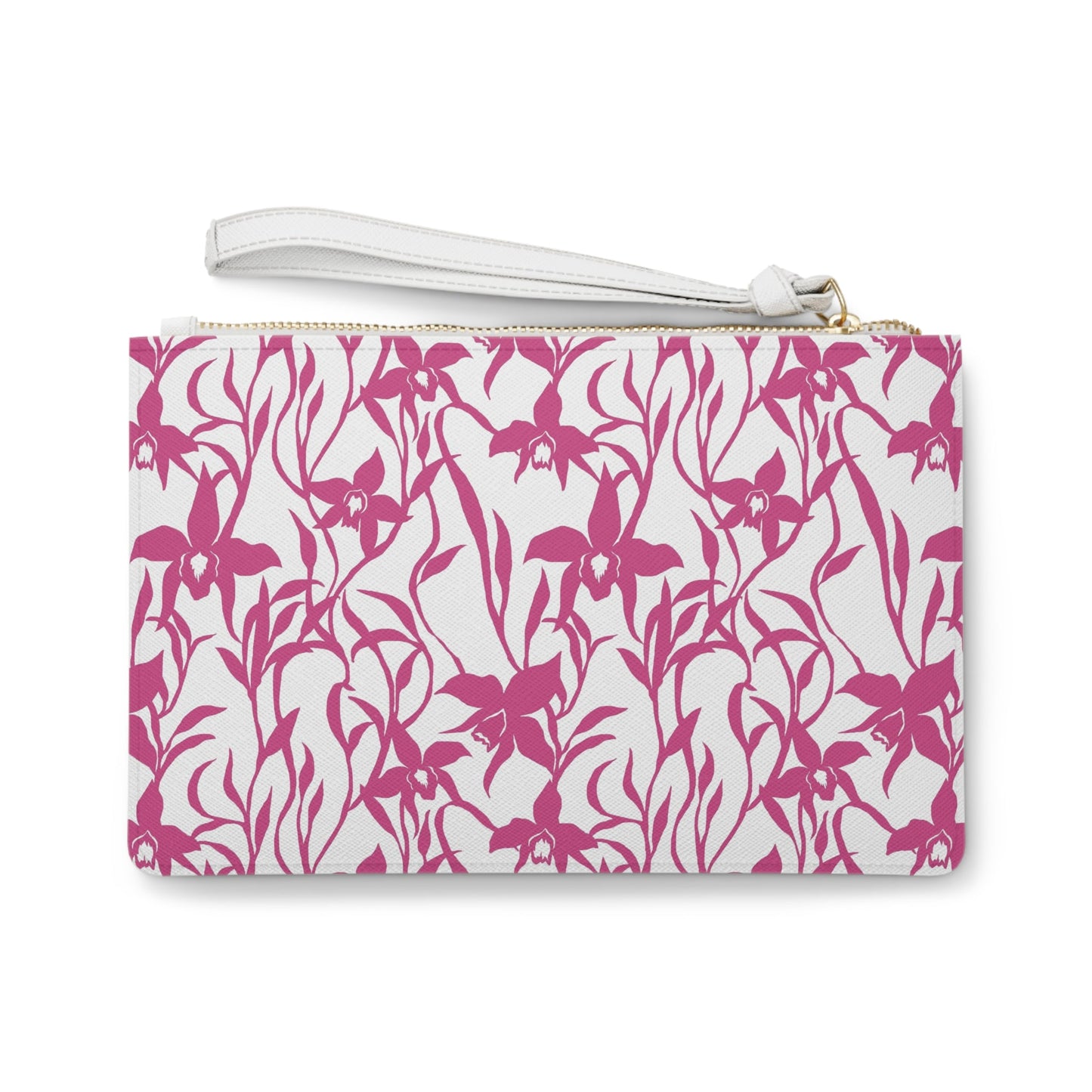 Vegan Clutch Bag Orchid Whimsy Pink - Global Village Kailua Boutique