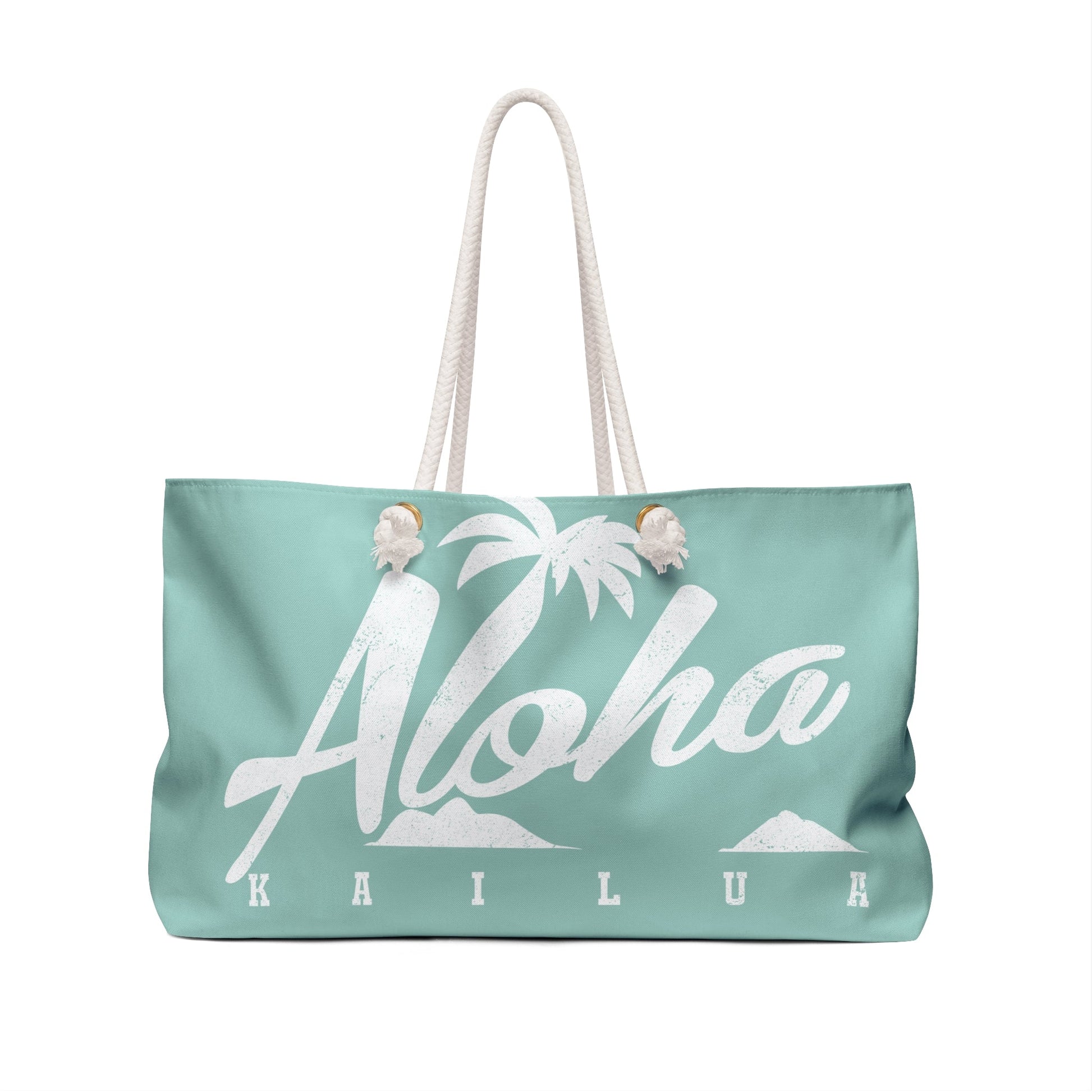 Weekender Bag Aloha Palm - Global Village Kailua Boutique