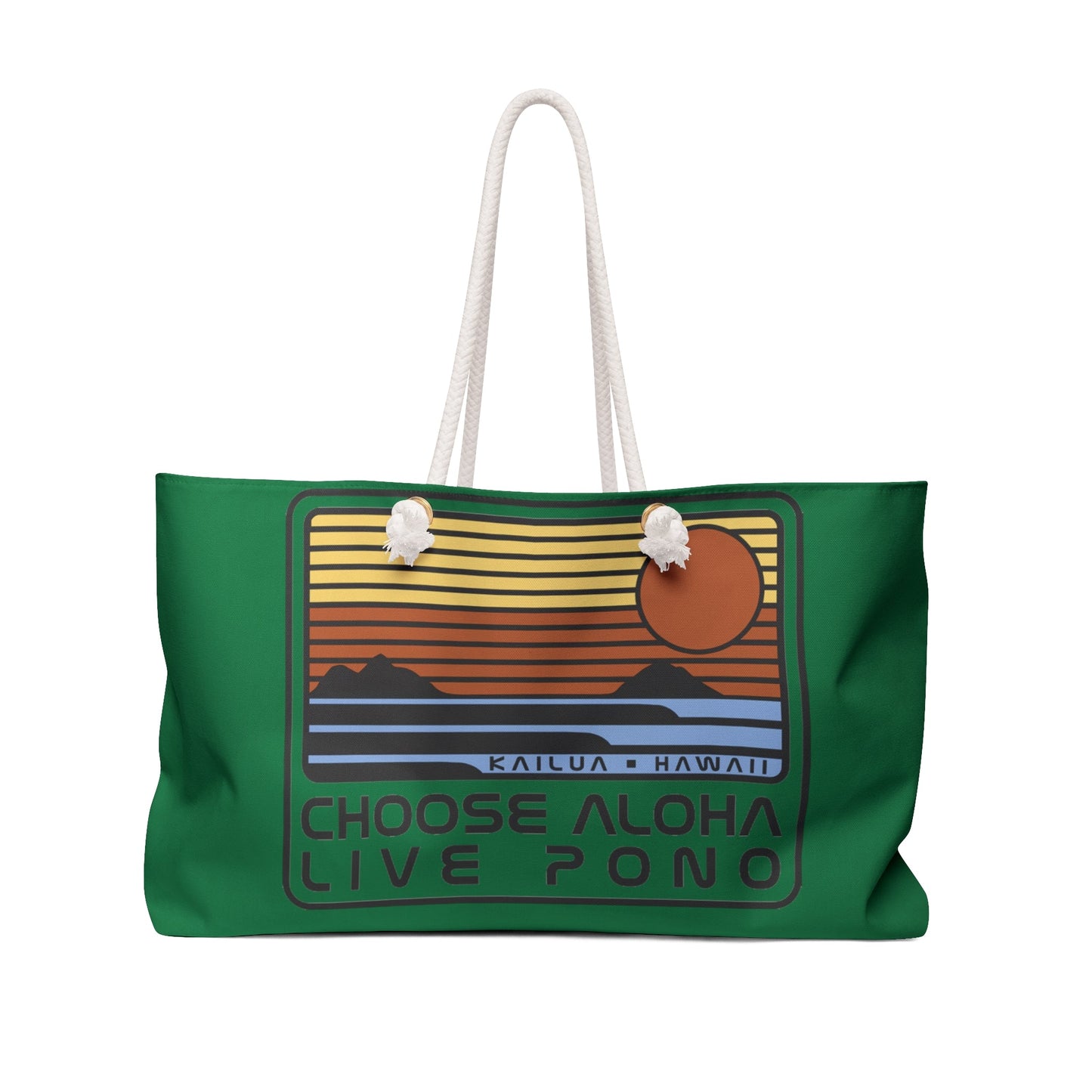 Weekender Bag Choose Aloha - Global Village Kailua Boutique