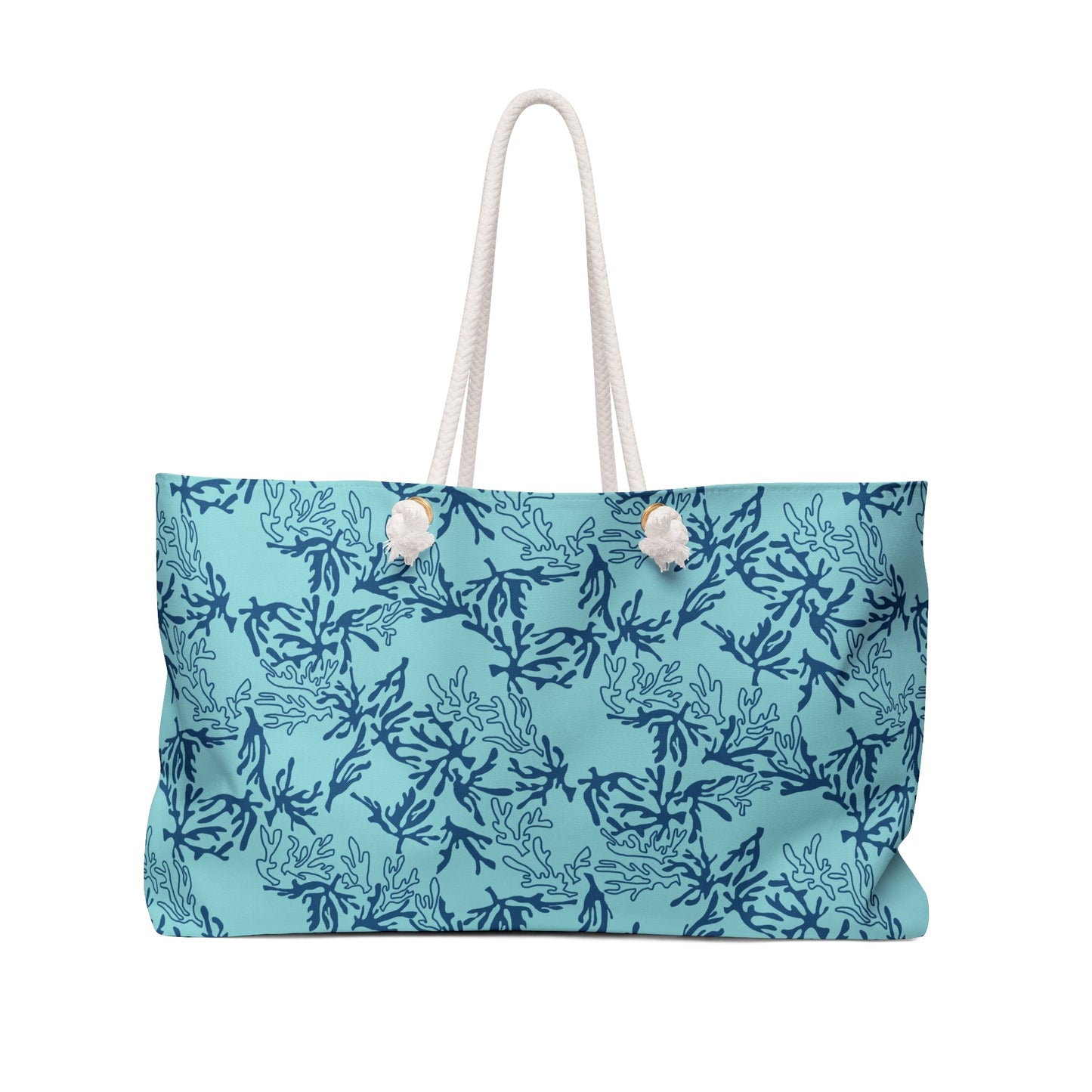 Weekender Bag Coral Ocean Teal - Global Village Kailua Boutique